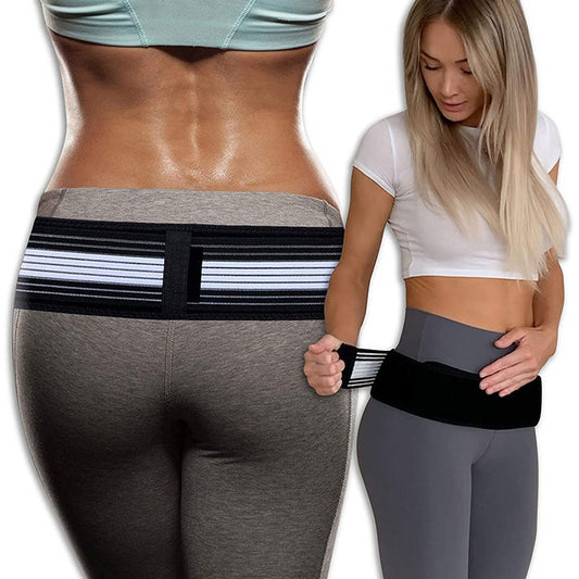 Ceinture de soutien pelvienne réglable en néoprène – Soulagement ciblé des douleurs de hanche, coccyx et dos